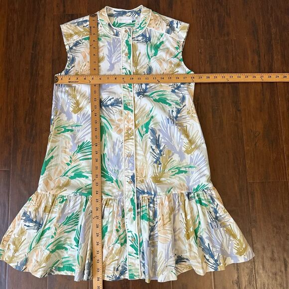 CHRISTY LYNN Lucie Dress in Multi Leaves Print *Belt maybe Missing* - Picture 9 of 9